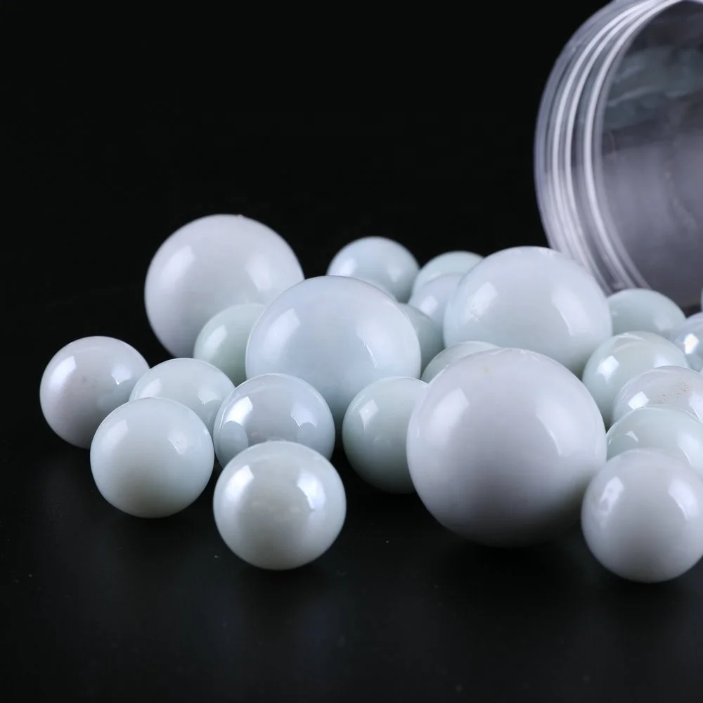 Китайский стеклянный шар 16 мм для детского аквариума, оптовая продажа, белый стеклянный мрамор для огня, украшение для дома, ремесло, искусство, дизайн сада