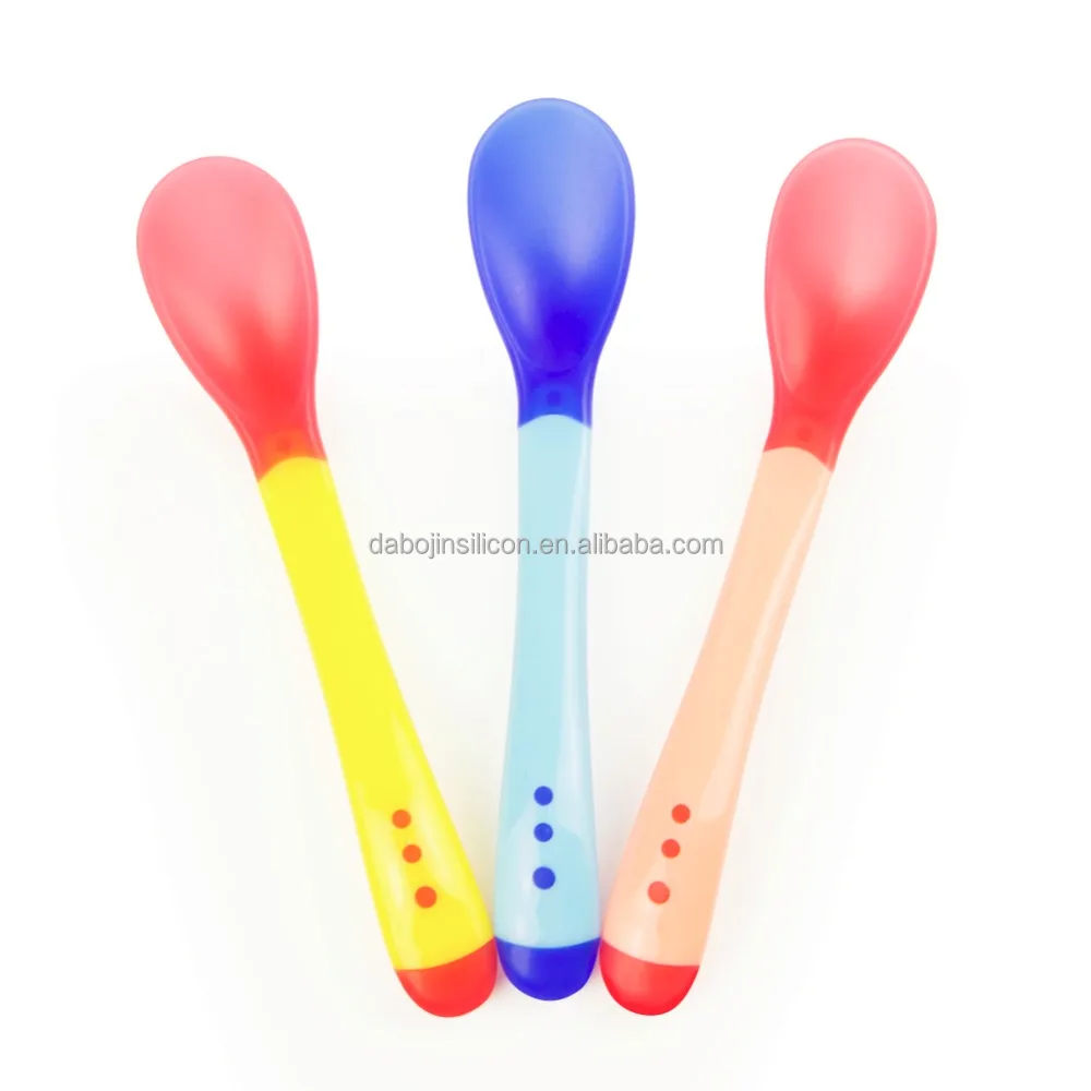 Детские товары теплочувствительная по низкой цене детская ложка, вилка, подарок для ребенка
