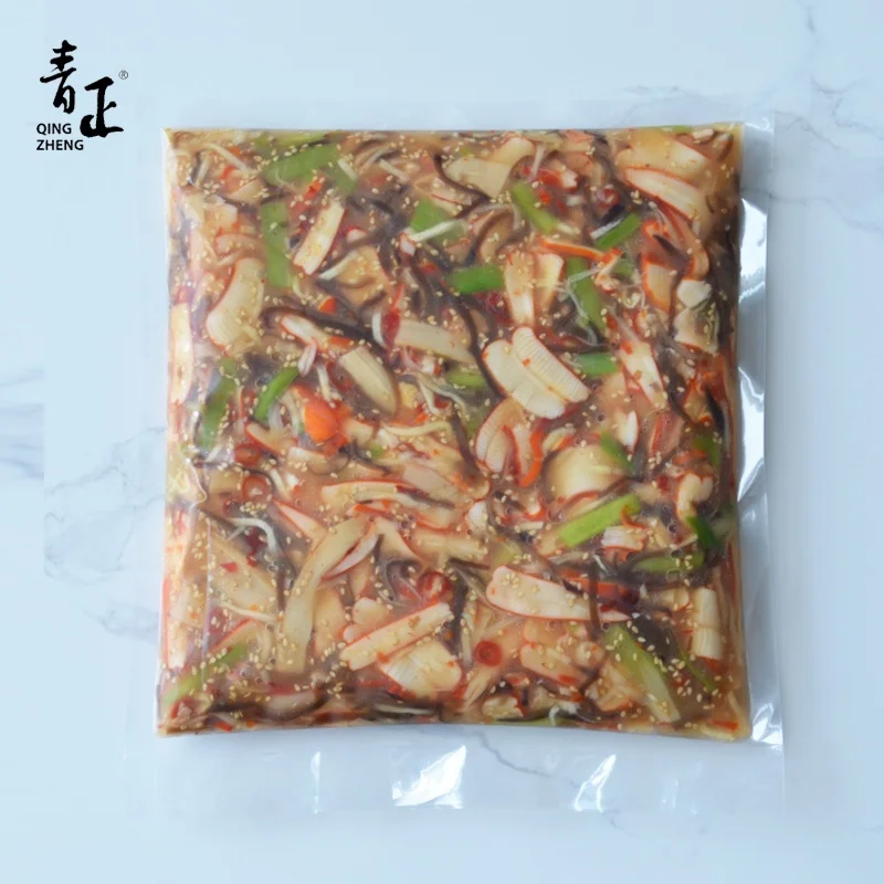 Fresh sushi Frozen Argentine shortfin squid palatable seasoned salad calamari(squid)