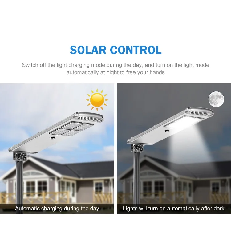 High Performance dc 12v 30w 40w 50w 60w 80w 100w 120w all in one the integration of led solar street light