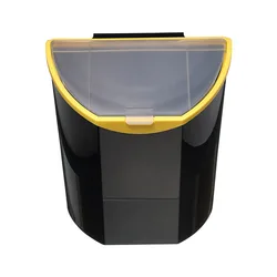 Hot Selling Waste Plastic Kitchen Bins Basket Garbage Bathroom Wall-mounted Trash Can With Lid