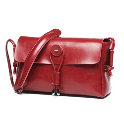 genuine leather bags women handbags crossbody women leather sling bag and ladies shoulder bag