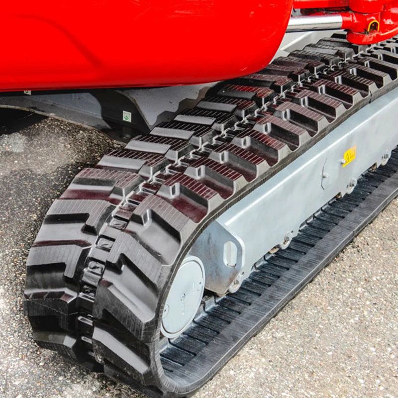 High Quality Mini Excavator Spare Parts Rubber Crawler PC30 PC70 PC80 PC90 PC35MR-2 PC50MR-2, Size 400x72.5x74 Excavator Track