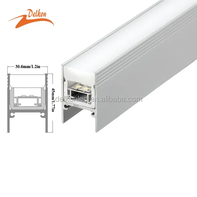 Delkon 1.5M 30W IP67 Outdoor/Driveways Linear Underground Lights LED Inground Lights for Strips