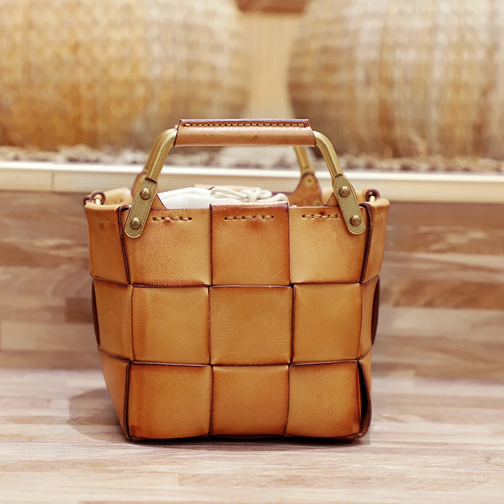 Luxury Designer Women Weaving Hand Bags New Fashion 2023 Genuine Leather Bags Women Handbags Ladies