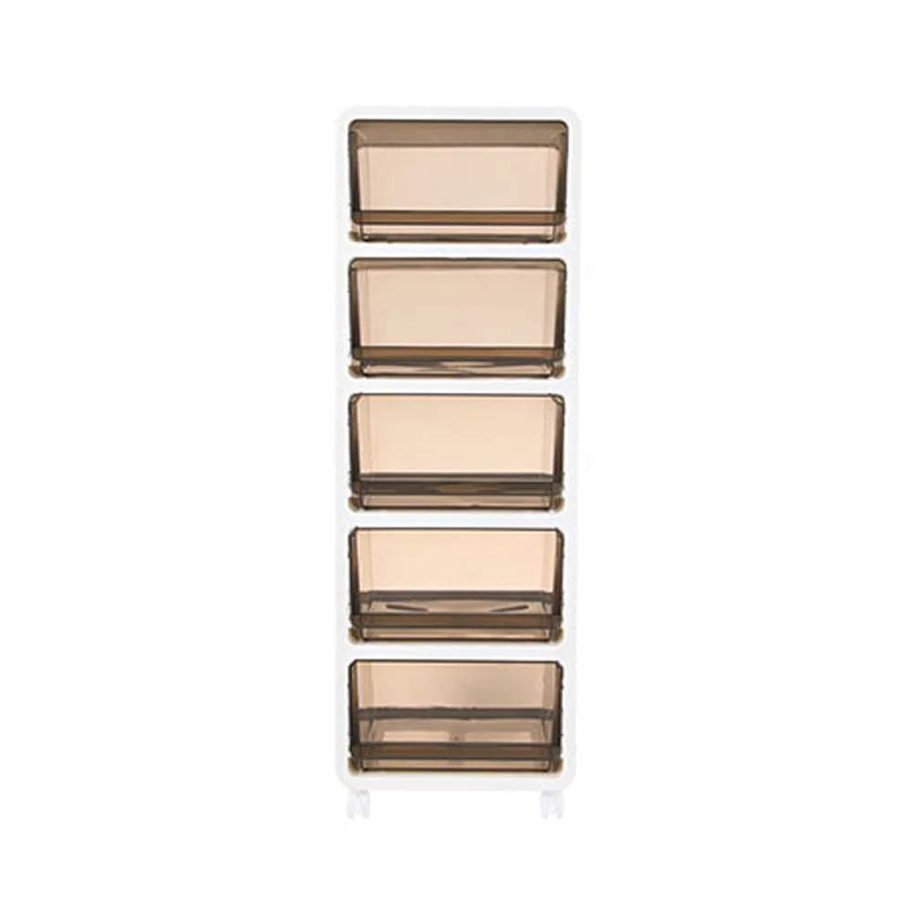 Home organizing bedroom plastic beside table cabinet storage cart for bathroom organizer
