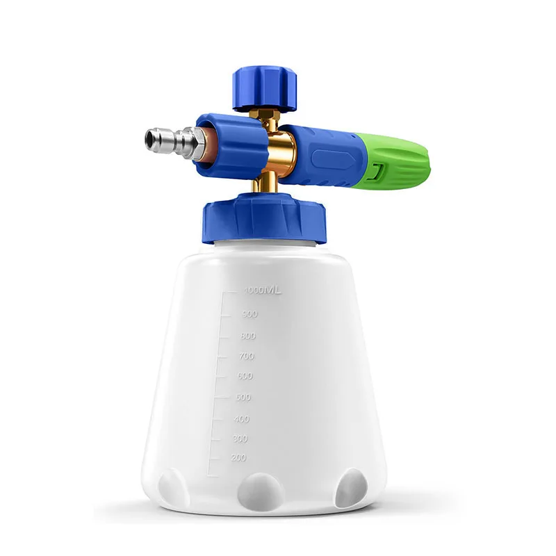 Foam Cannon for Pressure Washer Car Wash with M22 1/4 Inch Quick Connect 1 Liter Bottle Adjustable Foam Sprayer for Home Washing