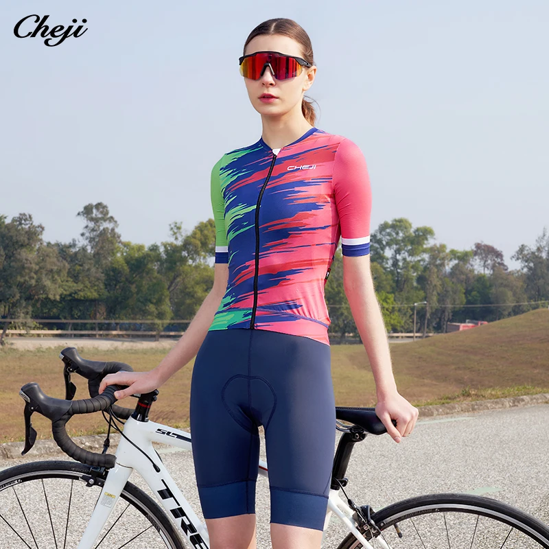 2023 wholesale new custom cycling jersey lady custom printing sublimation female design your own cycling jersey
