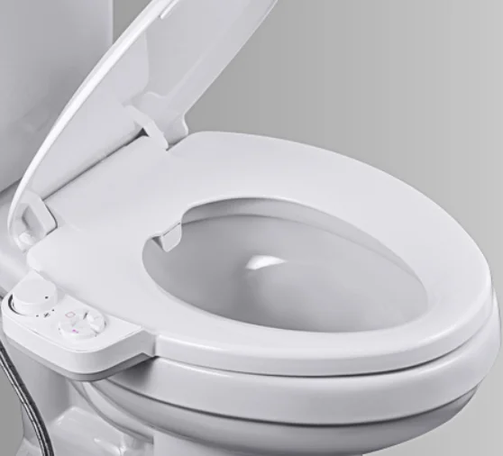 Non electric  Self-Cleaning nozzle bidet toilet seat with Elongated