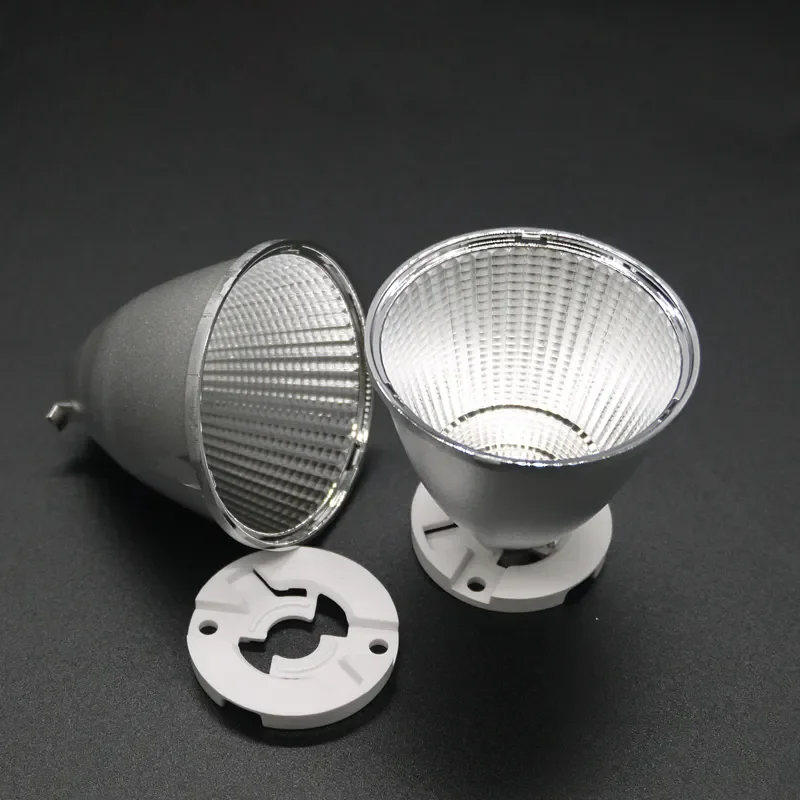 45mm 12 24 36 Degree CXM-6 COB LED PC Reflector With Cover For Par Light