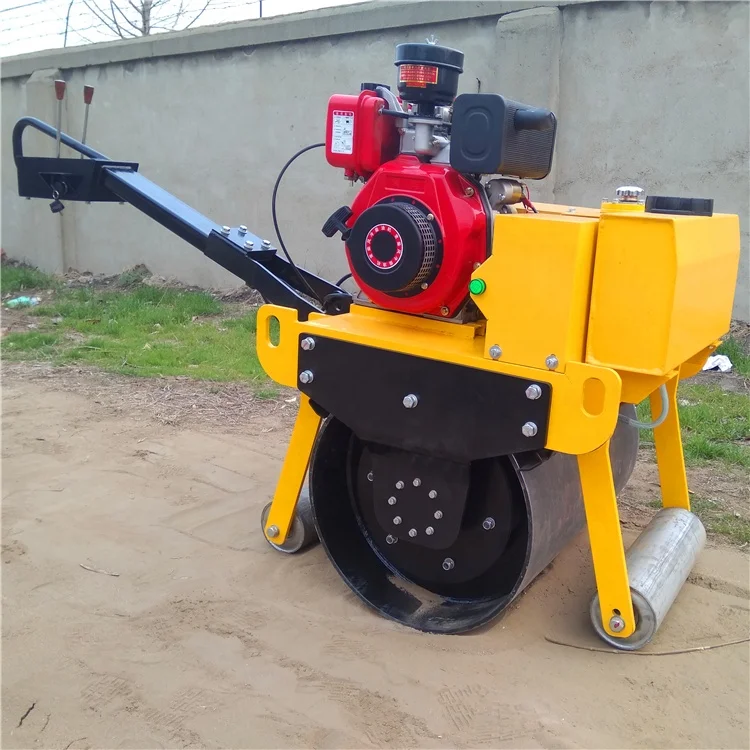330kg 550kg 650kg 800kg hand held mini road roller compactor single double drum road roller machine