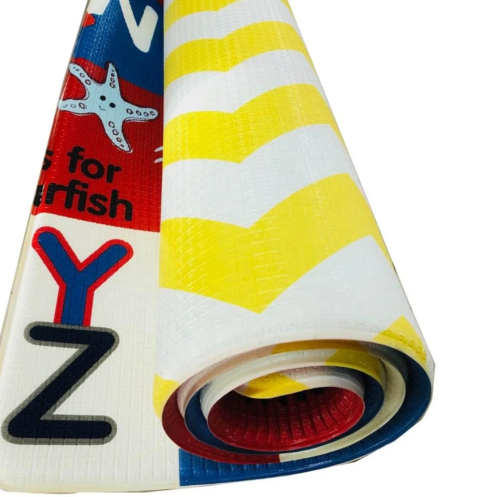 Двойной печатные спортивные игрушки толстые пены игровой коврик для ребенка