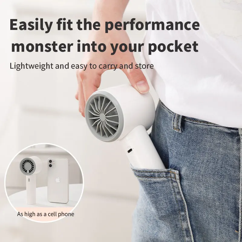 Hot Sales 3 Speed Handheld Portable Electric Fan Summer Air Cooling Outdoor Rechargeable Personal Mini Hand Fan