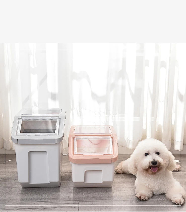 
2021dog and cat food bucket best-selling pet sealed storage moisture-proof dust-proof safe food bucket 