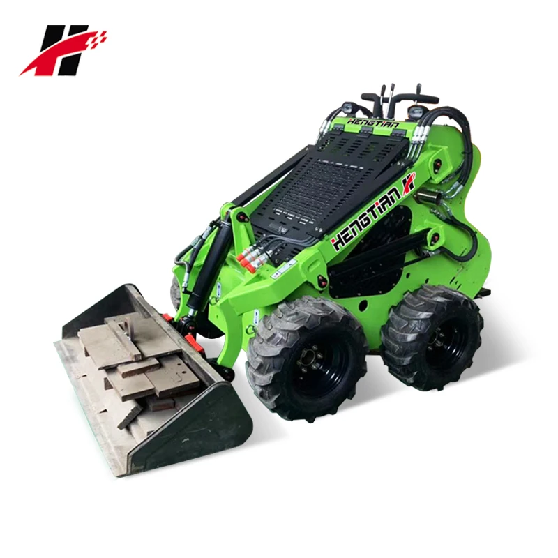 Горячая распродажа! Тяжелое оборудование CE 23hp мини-погрузчик с бортовым поворотом двигателя на продажу