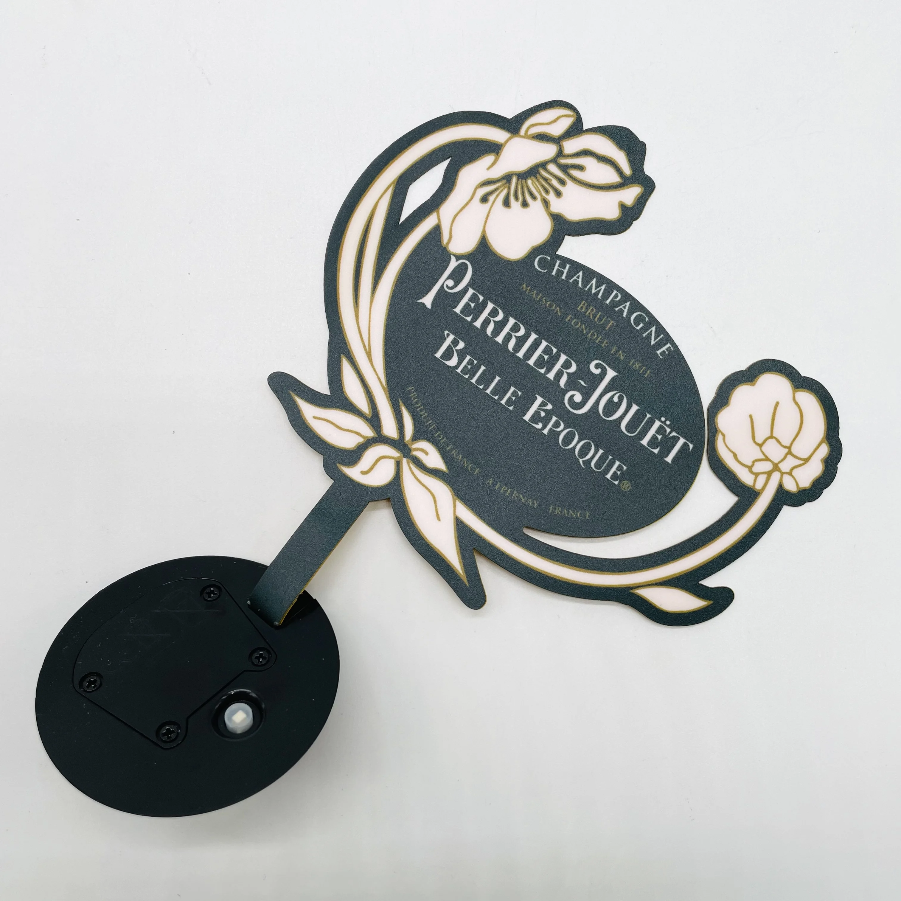 OEM Водонепроницаемая этикетка для бутылок с подсветкой, светящаяся светодиодная наклейка для бутылок для ночного клуба, шампанского, водки, виски