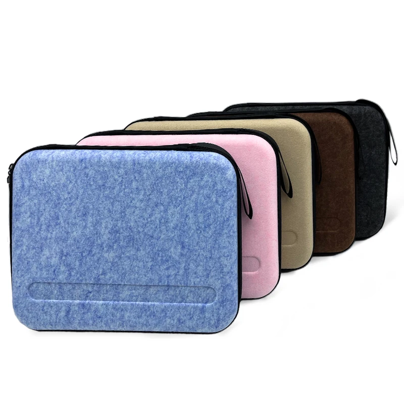 Waterproof Shockproof Black Zipper Laptop Bag For Macbook Pro 13 Case For Macbook EVA Hard Case