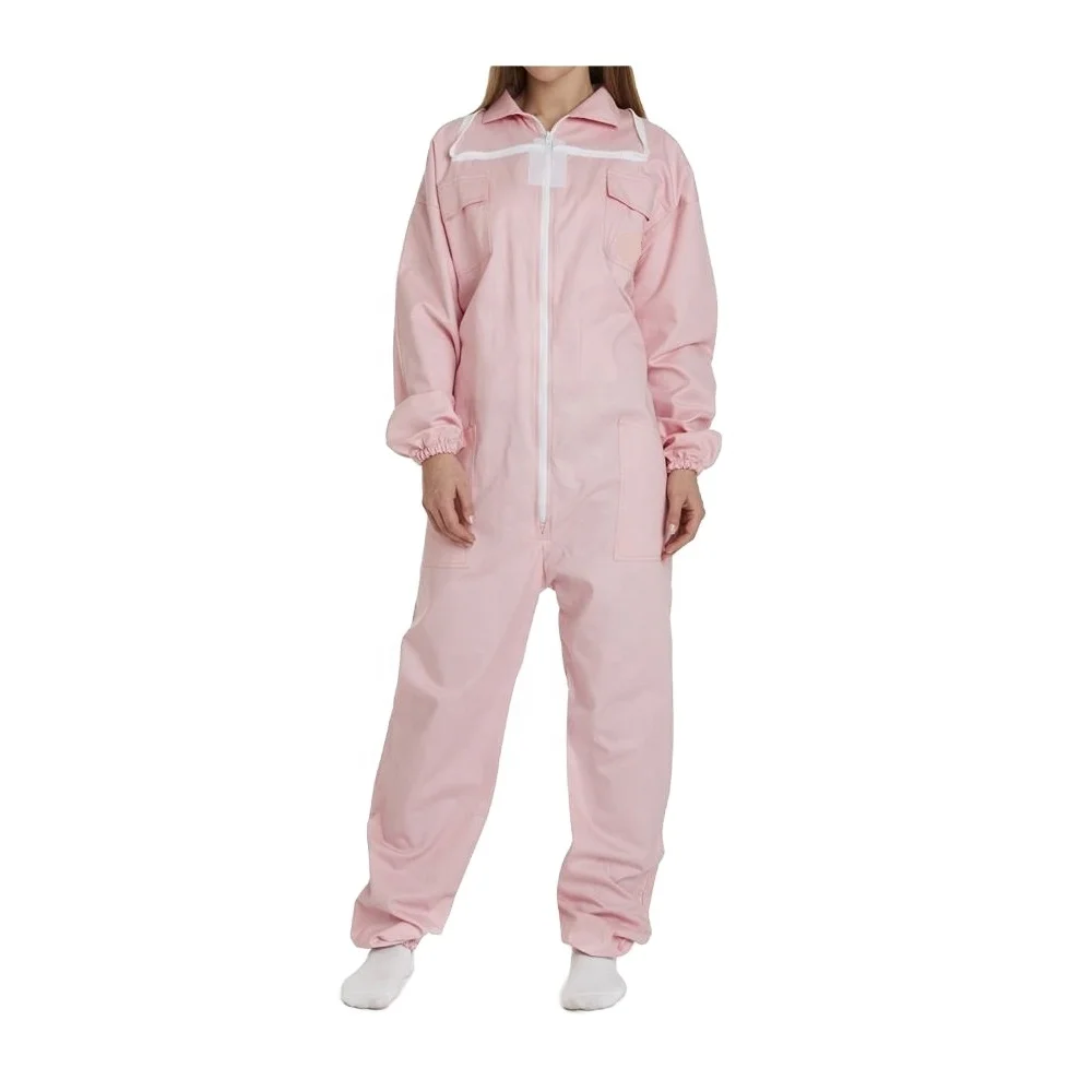 Beekeeping Suit Ventilated Fencing Veil Suit Bee Beekeepers Hooded Full Body Coverall Beekeeping Wears