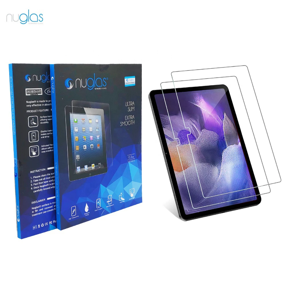 2 шт. в упаковке для Samsung Galaxy Tab A8 10,5 inch планшет прозрачная защитная пленка для экрана из закаленного стекла с защитой от не царапающееся 9Н защита от образования пузырей