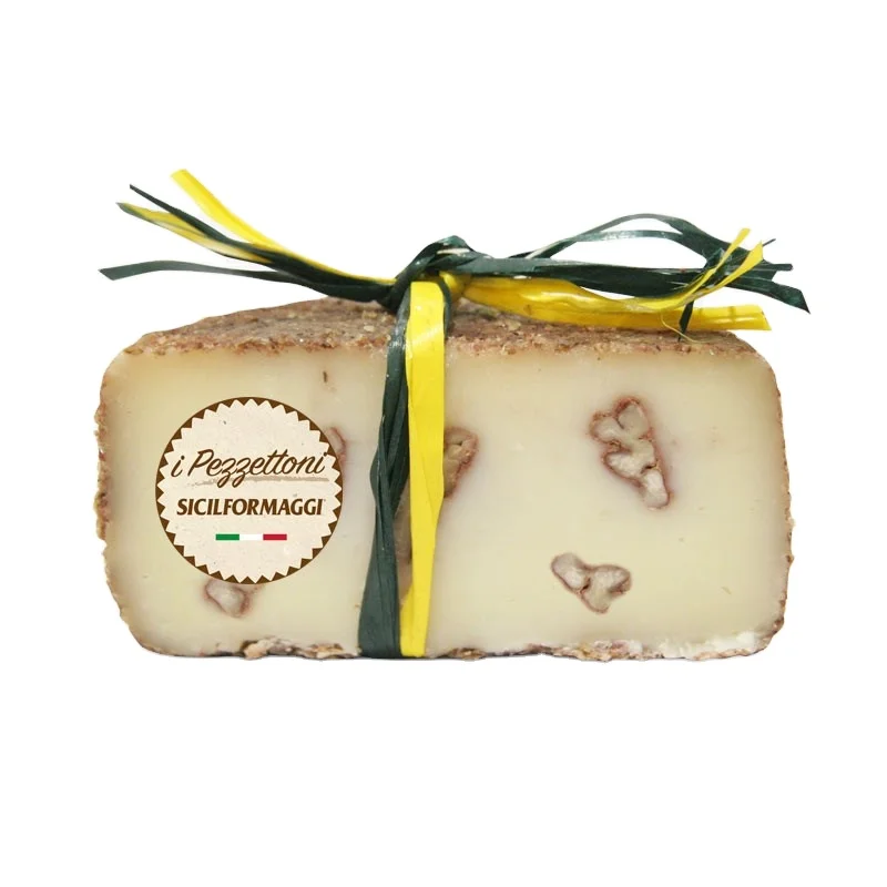 High Quality Italian PEZZETTONI sheep milk cheese with pecan nuts 0.5kg ready for export