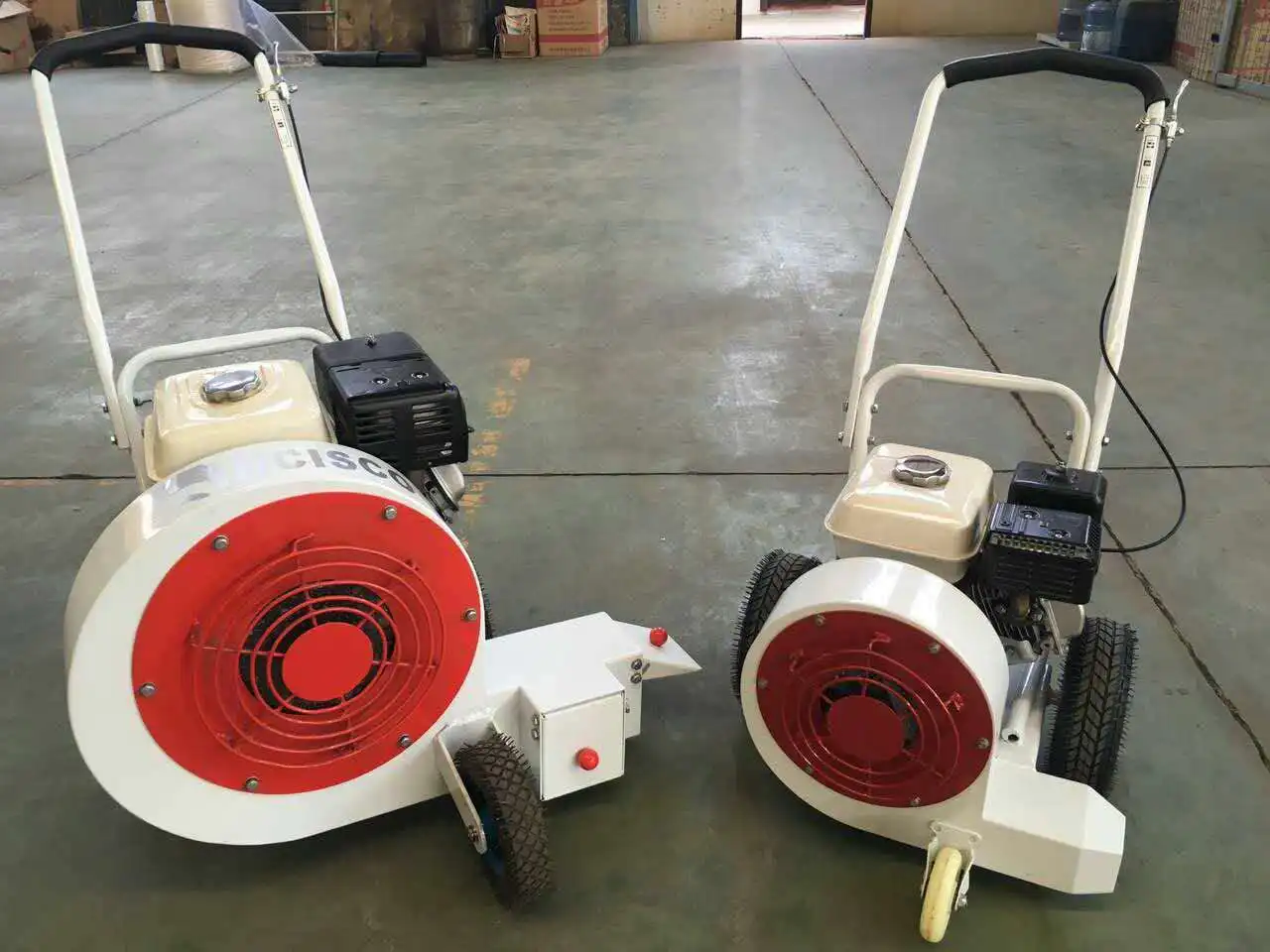 Portable Four-stroke Snow Blower Property Road Hand-push Type Leaf Dust Blower  Road Cleaning Blower