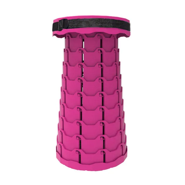 Портативный складной стул, легкий Регулируемый пластиковый табурет для рыбалки и путешествий