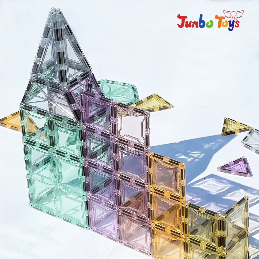 Bloques de construction magnéticos juguetes educativos bloques juego pista carreras bolas