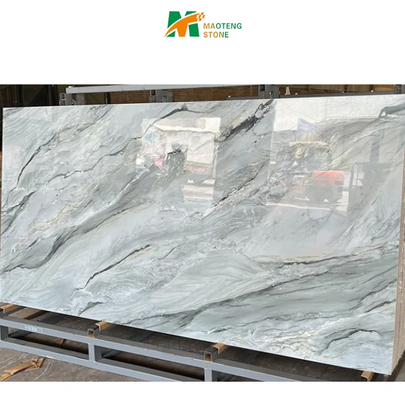 Maoteng Best Price Artificial Stone Irish Green Sintered Stone Slab Polished Ceramic Tile Floor For Wall