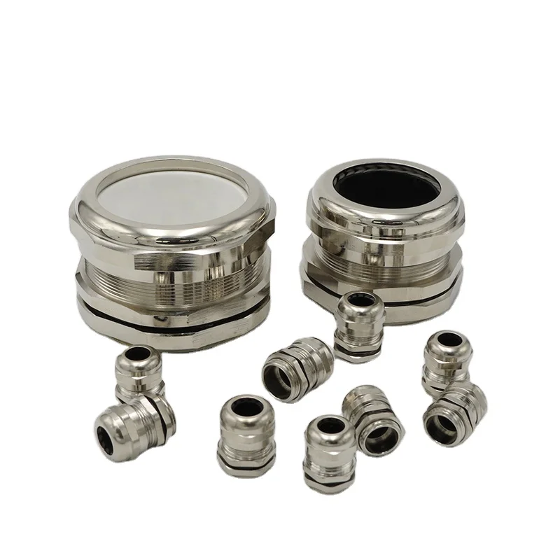 Metal Brass Cable Gland M10 For Wires Connector IP68 Cable Range 3-6.5mm