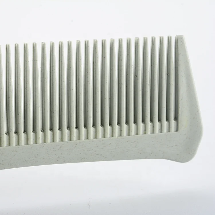 Personal care household wide tooth comb  plant degradable material flat comb curved hair comb