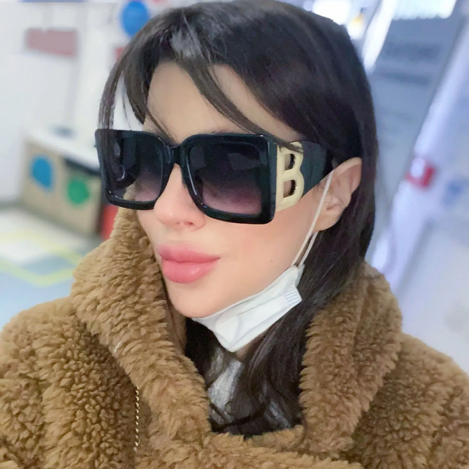 2022 Custom Shades For Men  Big B Luxury Sunglasses Uv400 Ce Fashion Ladies Sunglasses Sun Glasses