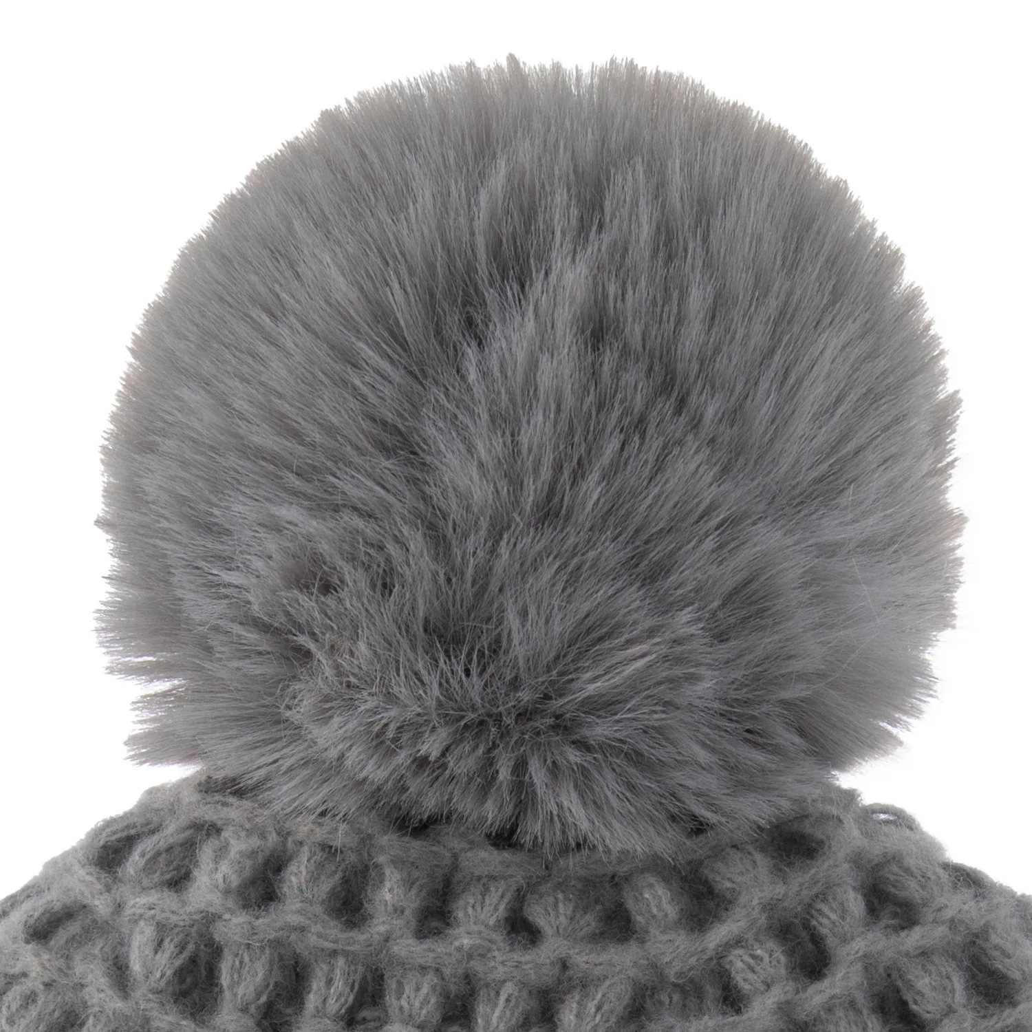 Custom New Fashion pompon ball waffle knit Knitted winter hat beanies hats with label hats wholesale
