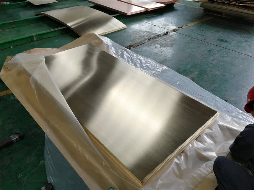 Copper Sheet Plate 0.5mm 3mm 200mm Max Thickness