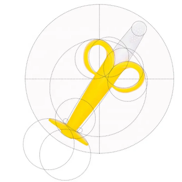
Hot sale baby teether silicone baby infant training toothbrush silicone banana toothbrush 