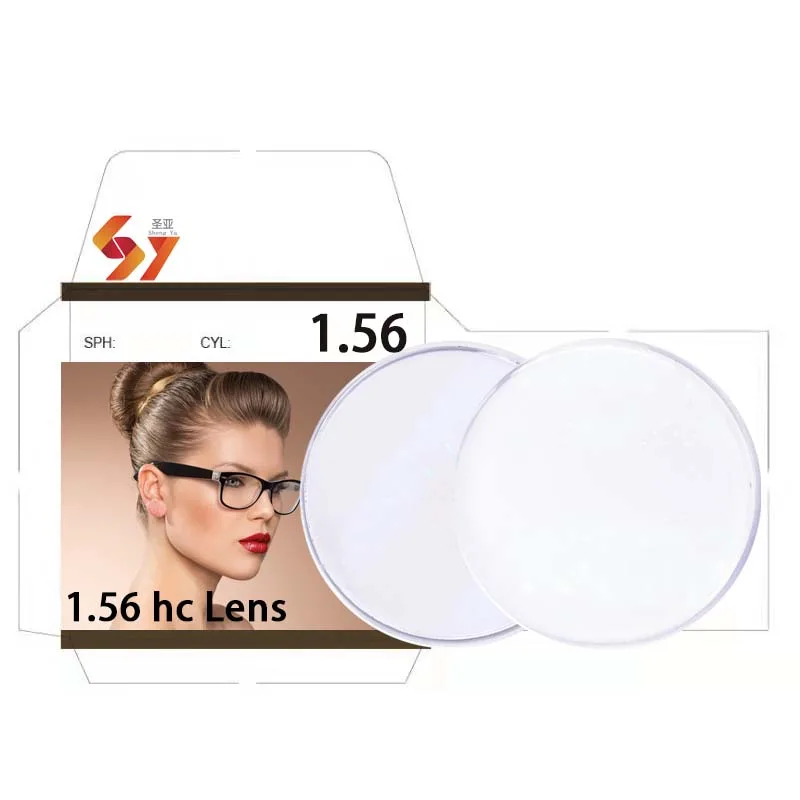 1.56 hc danyang1.49 1.59 1.67 Pc manufacturers cr39 spectacle lentes opticos optic optical lenses 1.56hc lens