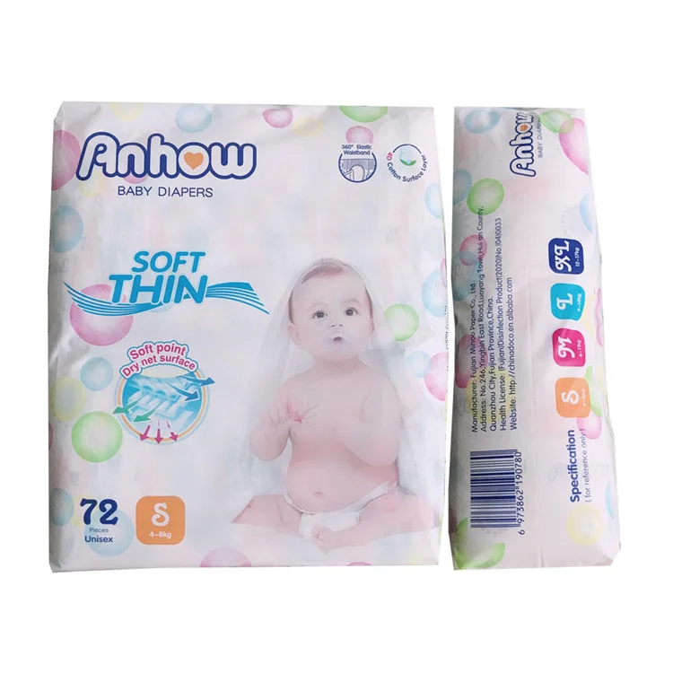 Hot Selling New Product Disposable Baby Fine Diapers Nappies Disposable Breathable BabyDiapers
