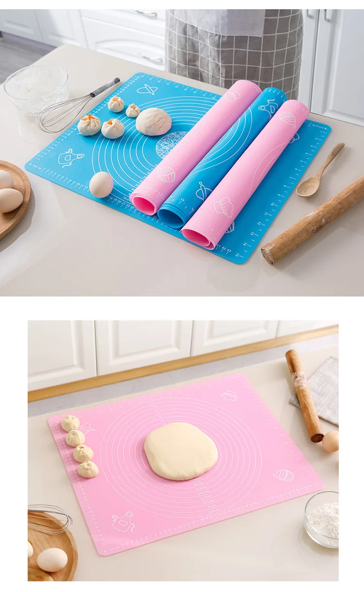 Baking Rolling Fondant Pastry Mat Non-stick Bakeware Cooking Tools