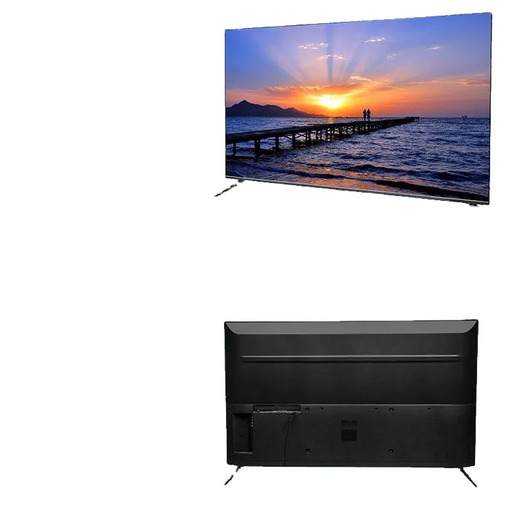 Factory wholesale Slim Flat 4K Curved 50 55 60 65 70 75 85 inches android tv Smart Tv lcd tv