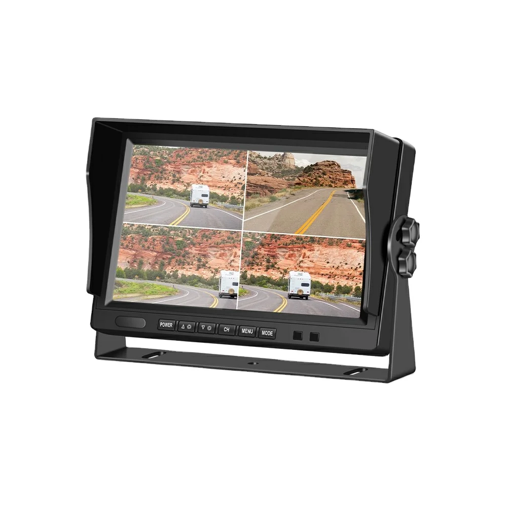 7inch 4-way display and 4-segment video display
