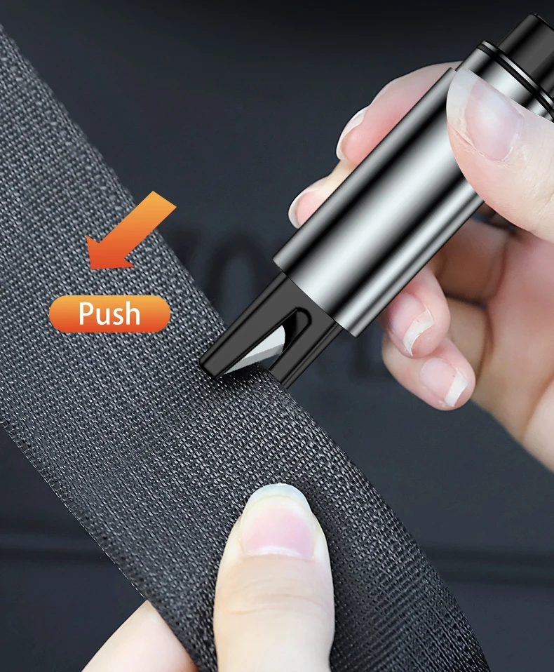 Car emergency escape tool 2 in 1 Window Glass Breaker and Seat Belt Cutter Car Safety Hammer martillo de seguridad