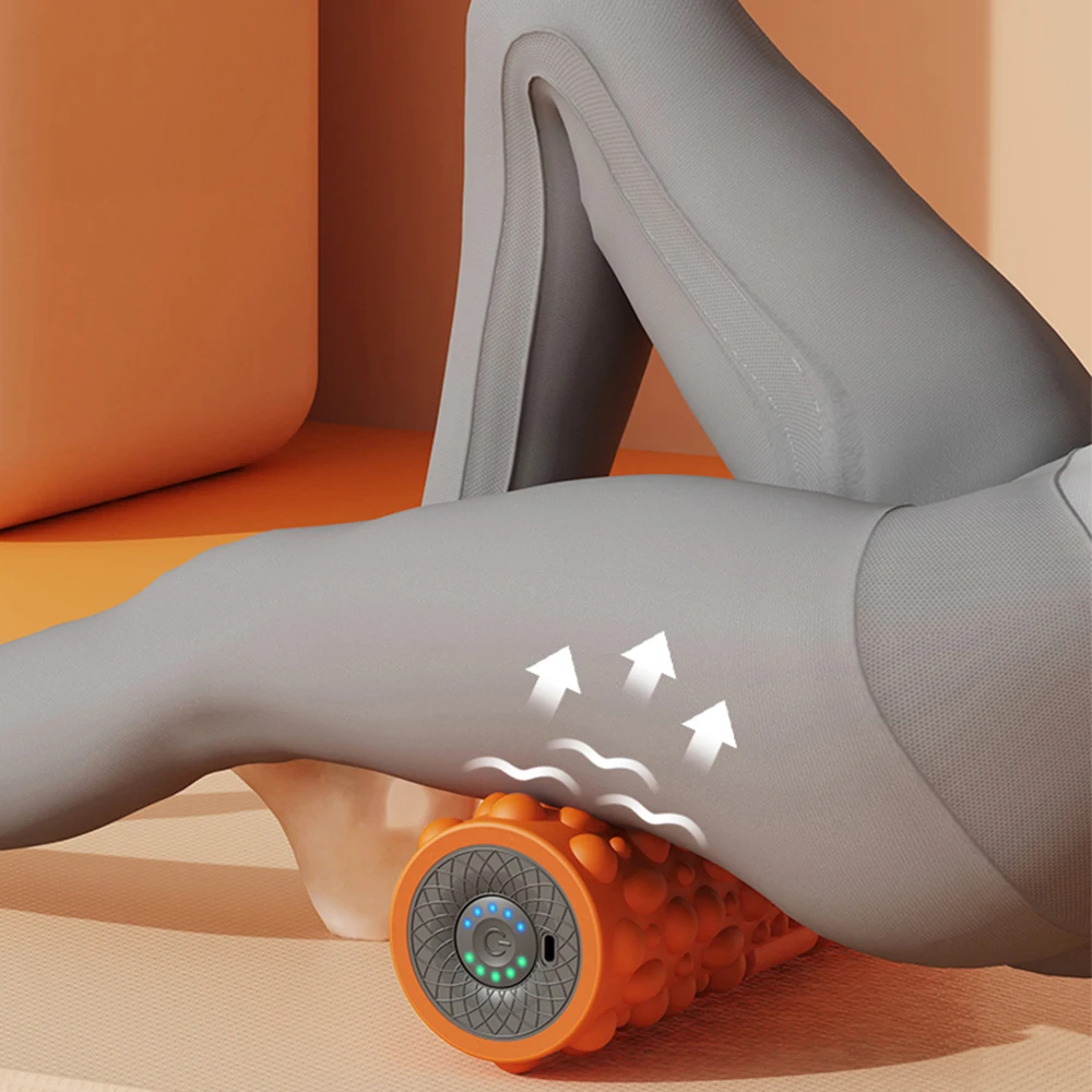 Factory Price Fitness Electric Yoga Foam Roller Muscle Massage PU Vibrating Foam Roller Massage