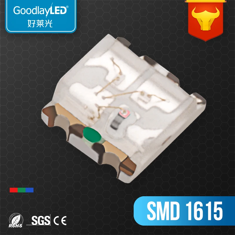 Горячая Распродажа, общий катод smd 0603 rgb 1615 rgb smt led