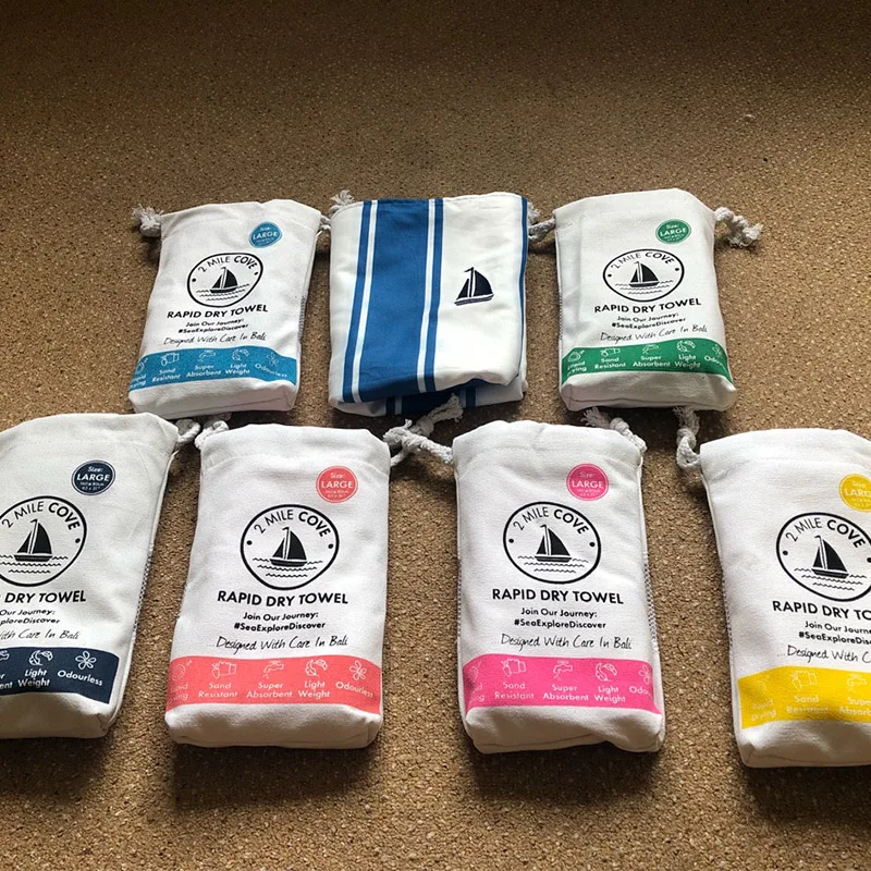 80% polyester 20% polyamide microfiber beach towel sports towel