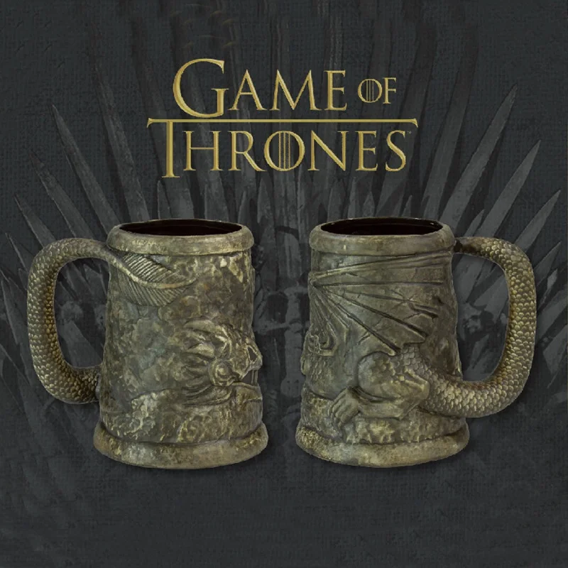  New Design Multi Colour House Lannister Ceramic Stein Beer Mug Game of