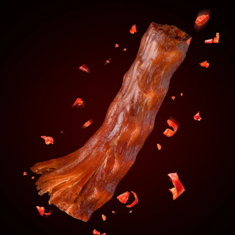 ShuDaoXiang Hot Spicy Hand Tearing Duck Neck 32g Shousiyabo OEM Chinese Duck Dried Meat Snack Wholesale Alibaba Duck Meat