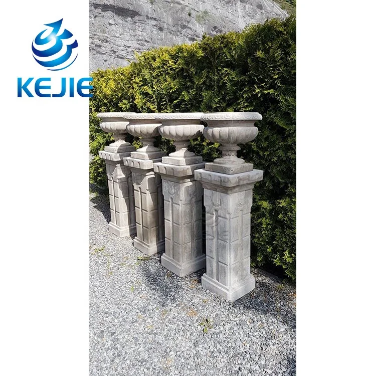 Cast Stone Sandstone Cement Concrete Precast Flower Pot Moulds