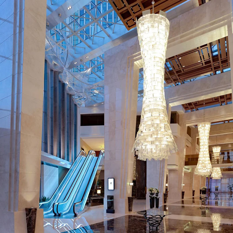 Sales Modern Chandelier Gold Ceiling Lighting Brass Cube Crystal Lamp Restoration Harlow Pendant Lamp