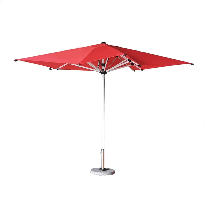 Коммерческая Колонка зонтик открытый сад вращающийся Балконный Зонт Пляжный внутренний дворик Регулируемая наклон пентаграмма