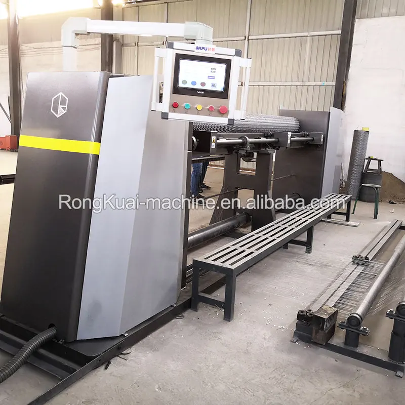 Rongkuai factory hexagonal gabion box wire mesh fence making machine line