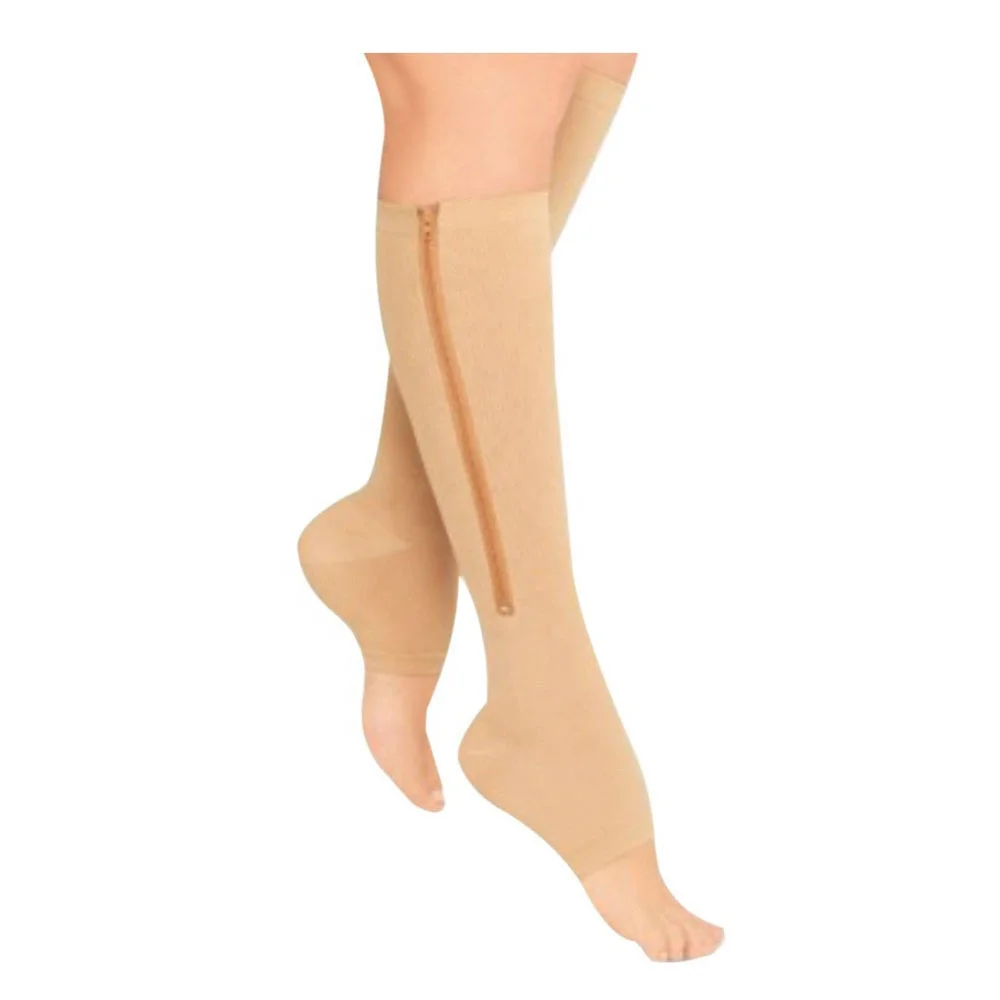
Therapeutic Graduated Zip Compression Socks for Teacher 